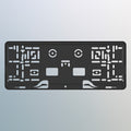 Australian Rego Frame Holders - 300 Pack No-Drill