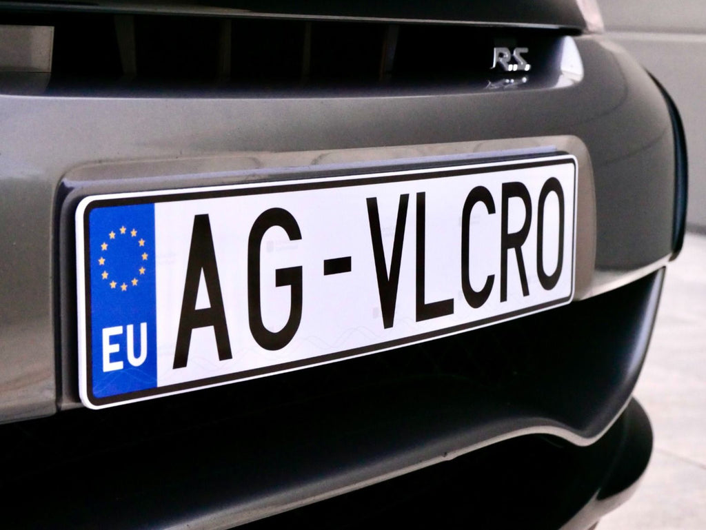 Euro Classic Rego Frame - Velcro Mounting Kit